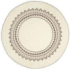 Ib Laursen Koberec pod vianoční stromček Dark Brown Ø 120 cm