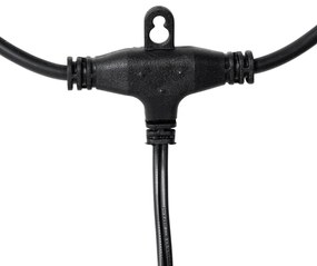 Vonkajšie svetelné reťaze 10 m vrátane LED 10 svetiel Solárne - Russell