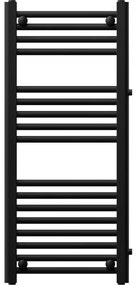 Mexen Mars, vykurovacie teleso 900 x 400 mm, 309 W, bočné pravé a spodné pripojenie, čierna, W110-0900-400-00-70-S