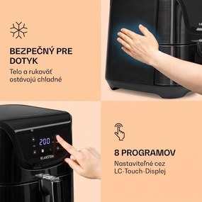 Klarstein AeroVital Deluxe, teplovzdušná fritéza, 1700 W, 5 l, nehrdzavejúca oceľ