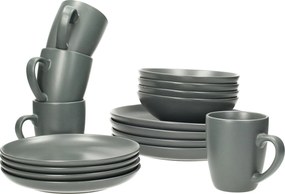Súprava riadu Vivo Dark Grey 4/16