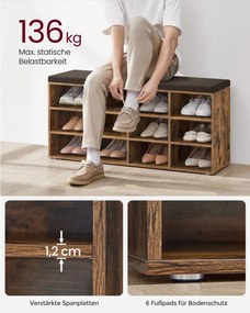 Botník so sedením LHS012B01