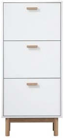 Biela výklopná skrinka na topánky Melanie – Støraa