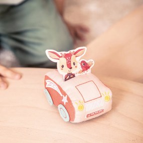 Lilliputiens - Pull-back autíčko s jelenčekom Stellou