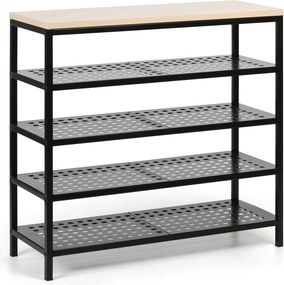Regál na topánky, 1000x360x949 mm, breza