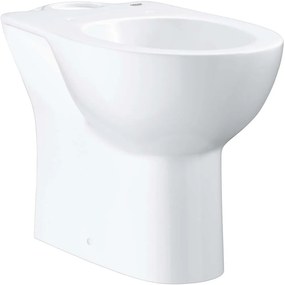 GROHE Bau Ceramic WC misa kombi s hlbokým splachovaním, vodorovný odpad, 360 x 619 mm, alpská biela, 39428000