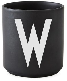 DESIGN LETTERS Porcelánový hrnček/dózička Letters Black 300 ml W
