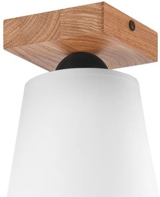 Prisadený luster LULA 1xE27/60W/230V dub