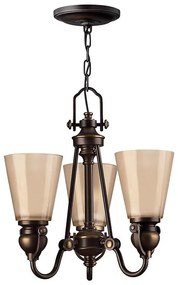 Hinkley HK-MAYFLOWER3 - Luster na reťazi MAYFLOWER 3xE27/60W/230V