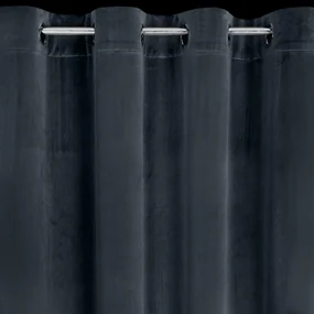 ZATEMŇOVACÍ ZÁVES NA KRÚŽKOCH ANTARA 140X270 CM GRAFITOVÁ