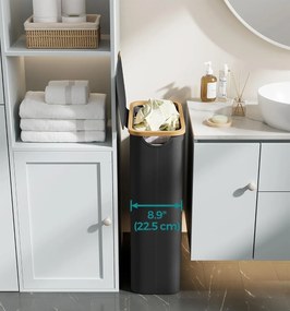 Koš na prádlo Leslie 65 L černý