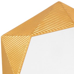 Nástenné zrkadlo 60 x 51 cm zlaté BASTIA Beliani