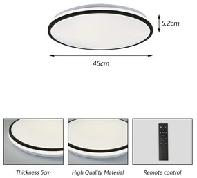 Brilagi - LED Stmievateľné svietidlo SMART LED/36W/230V pr. 45 cm Wi-Fi Tuya + DO