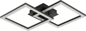 XXXLutz STROPNÉ LED SVIETIDLO, 57,5/35,8/8 cm Novel - Interiérové svietidlá - 008227152901