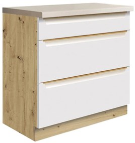 Skrinka do kuchyne Glamour 22d White