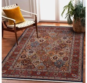 Koberec KESHAN Fredzle, Ornament, ramka orientálny 7576/53511 terakota