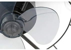 Rabalux 71043 stropný ventilátor so svetlom Cadmus, čierna