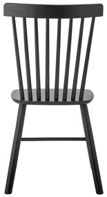 Čierna jedálenská stolička z kaučukového dreva Mill – Bloomingville
