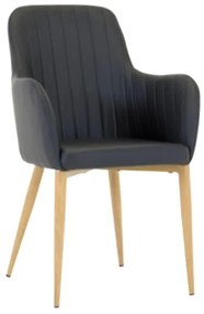 Comfort stolička čierna/natur