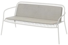 Blomus Vonkajší sedák s opierkou na sofa YUA 111x75 cm sivý