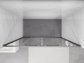 Mexen Exo, 2-krídlové posuvné 170x200 cm, 6mm číre sklo, chrómový profil, 8152-170-000-01-00