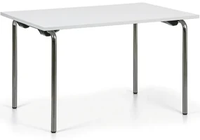 Skladací stôl SPOT, 120x80 cm, biela