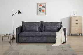 Rozkladacia pohovka APARTMENT 215 cm velvet sivá