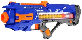 RAMIZ Blaze Storm - veľká automatická pištoľ + 12 guličiek - modrá