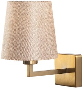 Nástenné svietidlo v béžovo-zlatej farbe ø 18 cm Profil – Opviq lights