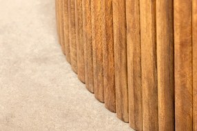 Okrúhly jedálenský stôl Raghuvir 120 cm hnedé mango