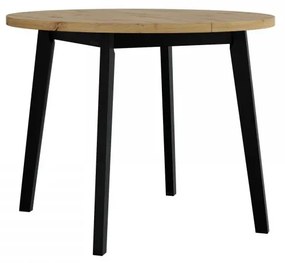 Rozkladací jedálenský stôl Herra 100 130 III L (dub artisan + biela) (pre 2-4 osoby). Vlastná spoľahlivá doprava až k Vám domov. 1105385