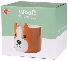 Keramický kvetináč ø 13,5 cm Woof – Balvi