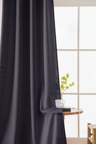 Záves OXFORD LIGHT 140x250 cm, tmavosivý Zavesenie: Riasiaca páska