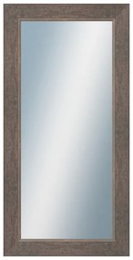 DANTIK - Zrkadlo v rámu, rozmer s rámom 50x100 cm z lišty TOMAS šedá veľká (3030)