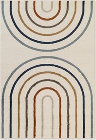 Hanse Home, Detský koberček Adventures 106212 Cream Multicolor, 160x235, biela, detská izba