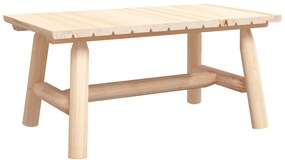 vidaXL Konferenčný stolík 90x50x41 cm borovicový masív