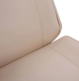 Kancelárska stolička Varel - drevo natura - Krémová