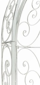 Oblúk na ruže Rosie s lavičkami - Biela antik