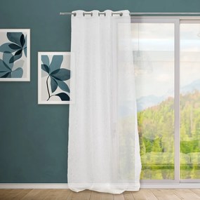 Biela/v striebornej farbe záclona 140x260 cm Pucka – Casa Selección