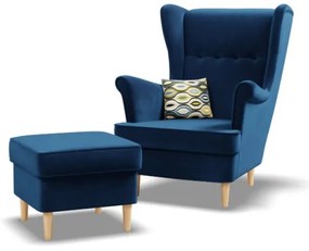 Kreslo VELO granátové