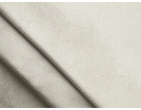 Biely zamatový modul pohovky (ľavý roh) Lokua – Makamii