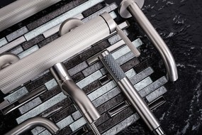 Rea Argon, vaňová batéria s ručnou sprchovou súpravou, brúsená oceľ, REA-B6452