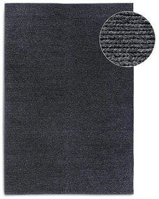Tmavosivý ručne tkaný vlnený koberec 60x90 cm Francois – Villeroy&Boch