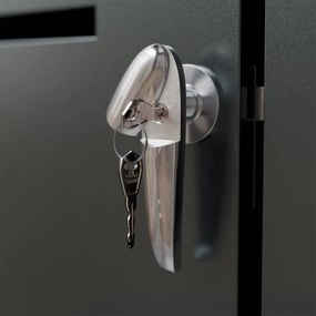 Kovový prístrešok na kontajner 66 × 119 × 80 cm