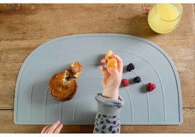 Modré silikónové prestieranie Kindsgut Rainbow, 47 x 26 cm