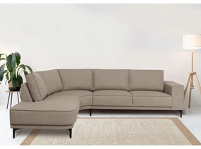 Svetlohnedá rohová pohovka (ľavý roh) Copenhagen – Scandic