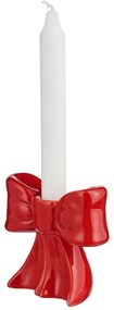 PRESENT Svietnik mašle 10 cm - červená