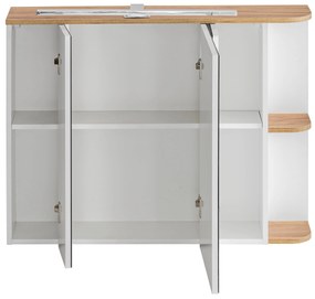 Kúpeľňová závesná skrinka SWIFT so zrkadlom 94 cm