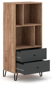 Komoda SULA dub craft/čierna