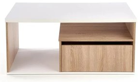 Konferenčný stolík Tera, Biala/ Sonoma